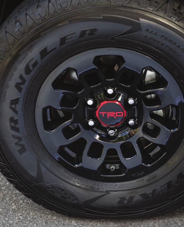The alloy wheel incorporates the proper weight, offset and brake clearance to ensure fit,