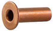 k s Industrial Rivet DIN 7338 C 1 Series 10.180/181/182/183 Aluminium, Steel, Copper, Brass d 7 Tubular Rivet < Cylinder Head < d 2 d 1 d 1 Article numbers Aluminium Steel Copper Brass 3,0 6 10.183.030.