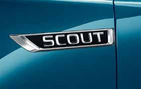 powered tailgate Scout logo on quarter panel Interior Ambient Lighting with