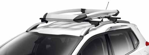 TRAVEL AND TOURING Increase your vehicle s luggage capacity with our range of carrying equipment. Roof bars A set of transverse roof bars provide an excellent foundation for carrying large items.
