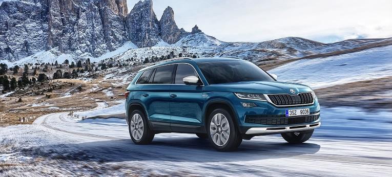 Start page Skoda Kodiaq Scout Stationwagon Model 20 Introduction: 05-20 AT, BA, BE, CH, CZ, DE, ES, FR, GB, GR, HR, HU, IT, NL, PL, PT, RO, RS, SI, SK Info: That s shorthand for off-roader spec, as