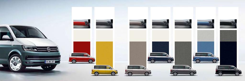 Multivan Colour Concept. Multivan Colour Concept The Multivan 46 47 Selected colour combinations to suit every taste.