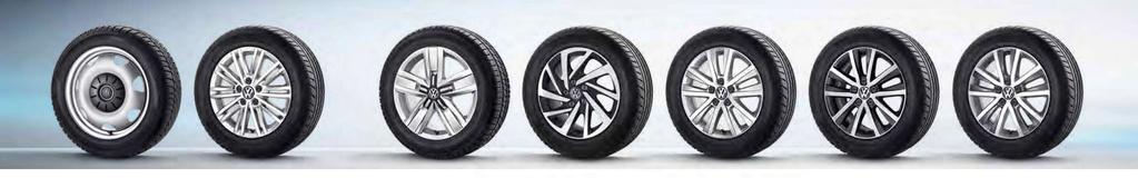 Winter tyres are available for the 16-inch and 17-inch steel wheels, and also for the 16-inch Clayton and the 17-inch Devonport alloy wheels.