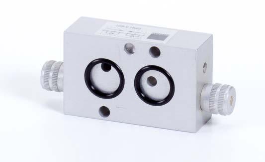 DRN : Flow regulator plates The Hafner flow regulator plates offer a very precise control of the openingand closing speed of actuators. Regulation possible with 3- way and 5-way valves.