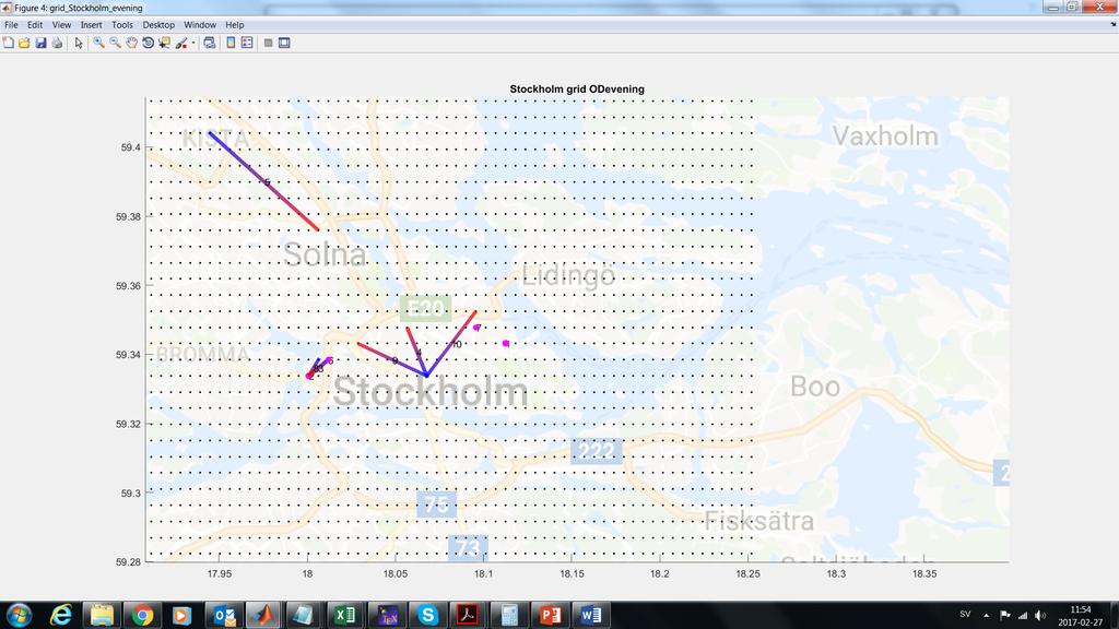 This part of the analysis is still in its early stage and we have so far mainly studied Stockholm.