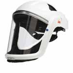 A deflector allows users to direct the airflow inside the headtop for increased control and comfort.