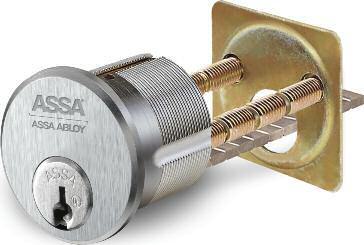 Cylinders Commonly used on apartment and condominium doors, ASSA rim cylinders are used on vertical deadbolt locks and are also designed for commercial exit and panic devices.