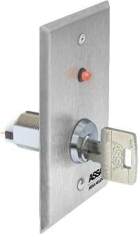 Micro Keyswitch Combining state of the art Securitron designed technology with the versatility of an ASSA non key retaining cam lock, this switch lock is fully reversible from maintained to momentary.