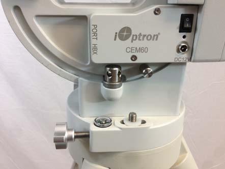 Attaching the Mount: The mount has a 150mm diameter base which can be mounted onto an optional ioptron 2 tripod or pier.