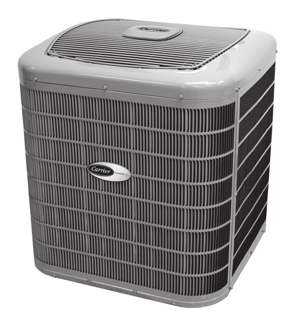 Infinityt 17 2---Stage Air Conditioner with Puronr Refrigerant 2to5NominalTons Carrier s Air Conditioners with Puronr refrigerant provide a collection of features unmatched by any other family of