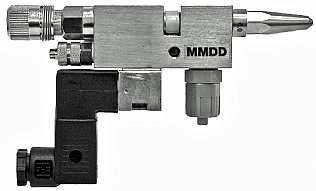 AS-MMDD LV / KV Dimensions - 115(LV)/97(KV) x 71 (with solenoid) x 15 mm Cycles: up to 40 cycles per second Material pressure: max.
