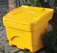 Grit Bunkers Robust, distinctive, highly visible and easy to use, Harlequin grit bunkers are ideal for the safe and secure storage of road salt.