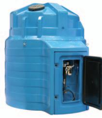 5400BLB Blue Bund Adblue Storage This 5,400 litre AdBlue storage tank comes complete with 2 stainless steel fill point, LRC failsafe overfill prevention probe, integral vent, lockable inspection and