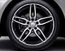 9L / 100km 162g CO 2 98 RON 19-inch AMG Cross-Spoke Alloy Wheels in Titanium Grey / Only available with 17605222-AU3 19-inch AMG