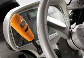 buttons Power shuttle lever with SenseClutch Speed