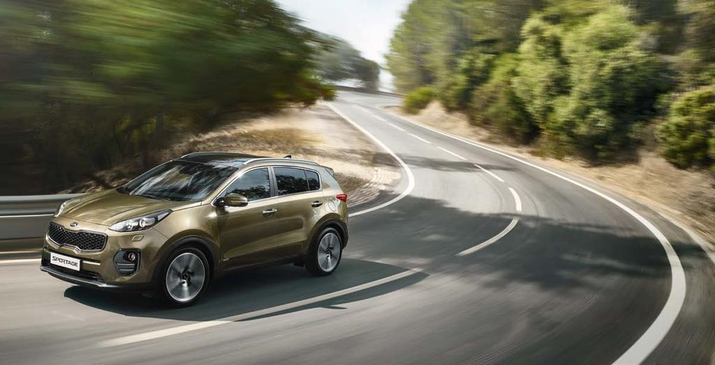 Exterior design Striking. Regardless of the backdrop. The stunning Kia Sportage manages to stand out no matter where you are.