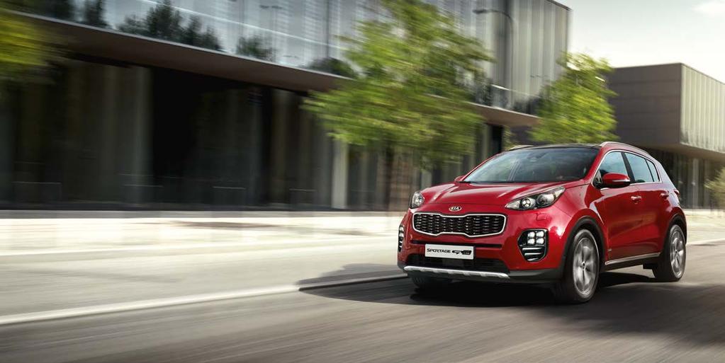 GT Line exterior design Unmistakably sporty. The Kia Sportage GT Line oozes sportiness - and style.