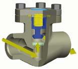 Check Valve Check valves are forged from fine-grain steel and are available with threaded, socket weld or flanged ends.