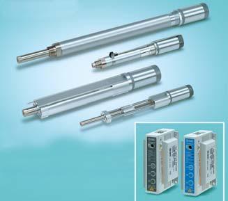 Electric Actuators (SimplifiedOptions) Electric Cylinders: LZ e-rodless Actuator: E-MY2 Short Stroke Electric Actuators: LX Thrust Up to 80 N (LDZ 3) Up to 196 N (LDZ 5) Up to 200 mm/s 25, 40, 100,