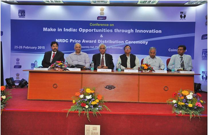 Inauguration of NRDC Innovate India 2015 Annual Award Ceremony and Conference on Make in