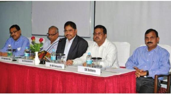 Dr. H. Purushotham, CMD, NRDC, along with Dr. B.K. Satapathy, ED (BD), and Shri S.