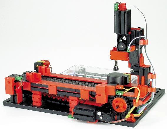 51 664 2 machining stations, 4 conveyor belts arranged in U-shape, 8 DC motors, 4 limit switches (floating), 5 light barriers each comprising a phototransistor and one lens lamp, model mounted on
