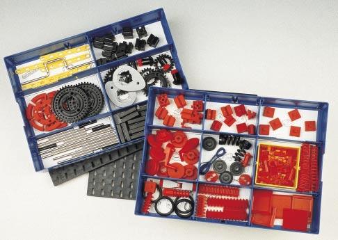 Focus The Focus kits* has been specially designed for use in Design & Technology at the primary and secondary levels. Mechanisms Kit Art. No.35 356 y Learning kit for 2 to 3 pupils.