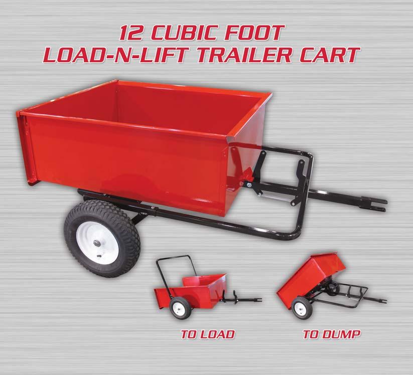 12 Cubic Feet Cart 500 lb. Maximum Capacity 4.