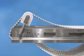 fasteners and keeps pulleys safe & sanitary.