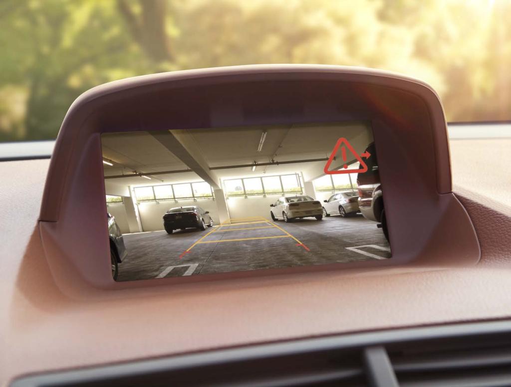 SAFETY & TECHNOLOGY 21 WHEN TECHNOLOGY GUIDES YOU The REAR VISION CAMERA helps you see objects while in reverse, while available REAR CROSS TRAFFIC ALERT makes you