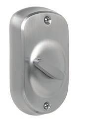 to lock and leave without key --Ideal for front, back and side entry doors where deadbolts are