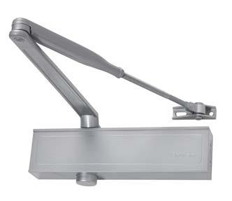 Briton Door Controls 200 Series Door Closer SE Technical Specifications Functions Accessories Warranty --Universal application fits standard, top jamb and parallel arm installations --European style
