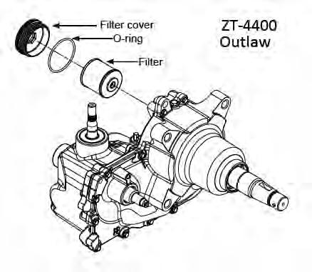 Remove the oil filter cover from the transaxle to drain the oil. Remove the O-ring from the cover and discard the O-ring.