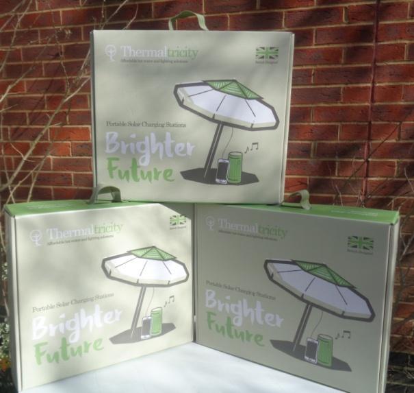 Portable solar charging station kits can also be assembled and boxed in Ghana As with the LED light bulb