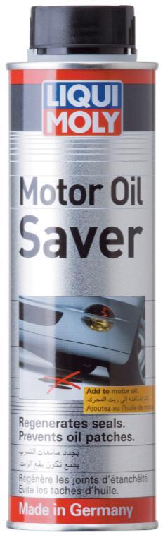 Motor Oil Saver DESCRIPTION: Rejuvenates rubber and plastic engine seals and reduces oil consumption via the piston rings and valve guides; counteracts the loss in viscosity of motor oils.