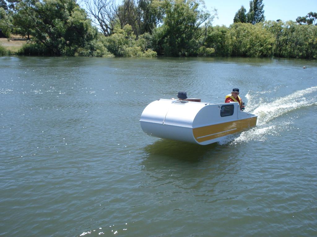 Mini Camper Cruiser USER MANUAL Specifications; A unique and practical teardrop style camper that unfolds into a 12 foot boat. Built from MCC plans featured at www.portableboatplans.