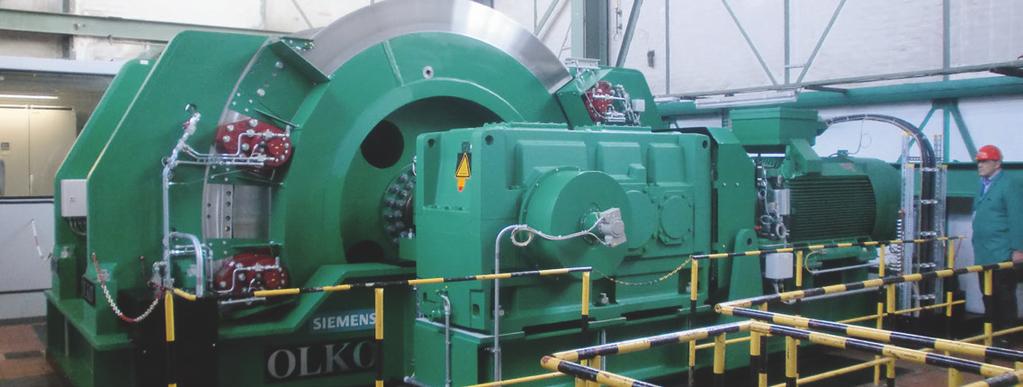 RAG Deutsche Steinkohle AG Mine Bartensleben OEM: OLKO-Maschinentechnik GmbH Integrated Drive Systems (IDS) for Mine Winder Our Integrated Drive Systems offer more than single drive components they