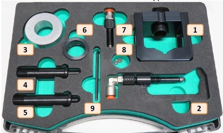 Section 2. Tools and accessories for Common Rail pumps and injectors repair.