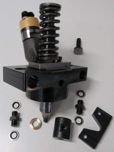 nozzle end-piece CB2 30357; adapter valve CB2 30355; timing valve; metering valve; steel braided hose - 2 pcs.; hose fitting - 4 pcs.; clip-adapter fitting - 2 pcs.