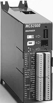 Tension Controls MCS2000 Modular Control Components MCS2000-ECA (P/N 6910-448-096) Digital Controller The MCS2000-ECA is a digital tension controller that can be used in both open-loop and