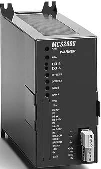 Tension Controls MCS2000 Modular Control Components MCS2000-PS (P/N 6910-448-091) MCS2000-DRV, -DRVH, -PSDRV (P/N 6910-448-092, 6910-448-095, 6910-448-093) MCS2000-PSDRVH (P/N 6910-448-094) Power