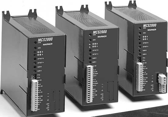 If your system requires a 24 VDC power supply and an electromagnetic brake driver, these components are available as a single package (MCS2000-PSDRV).