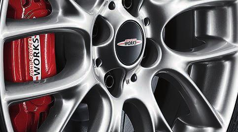 MINI, while the high-performance braking system is further evidence of the importance professional tuners place on safety.