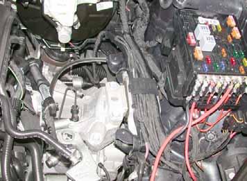 original vehicle cable duct 4 5 Wiring harness routing diagram Do not install the metering pump
