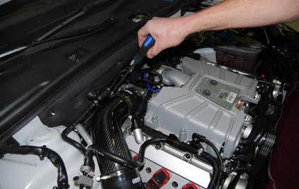 The movement of the engine during this procedure could damage one of these systems.