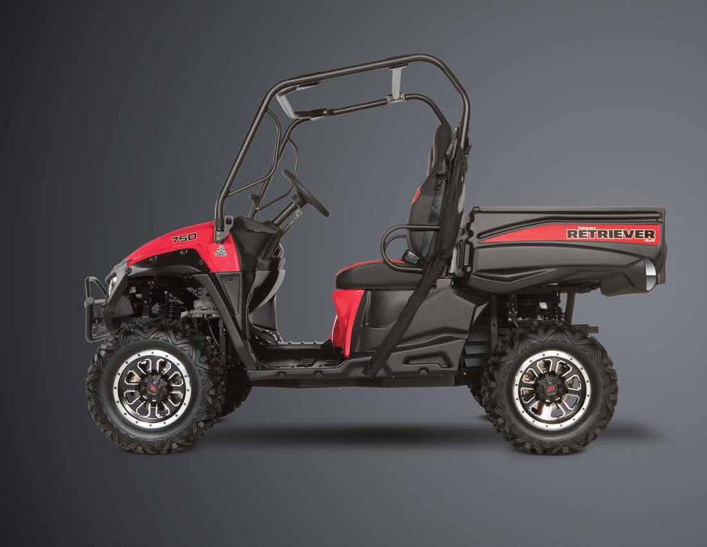 STANDARD FEATURES The Mahindra Retriever is hands down the best-built 4x4 utility vehicle in its class. What s more, the Retriever is the best value with its industry-leading features too.