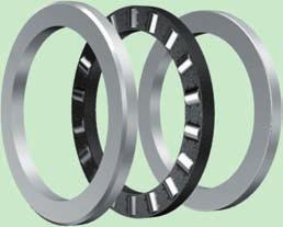 roller bearing for supporting radial load, a ball bearing for supporting comparatively small axial load and machined inner and outer rings which are all assembled integrally.
