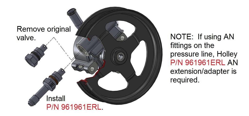 Power Steering Pump Pulleys: There are several pulleys that will fit the pump, but some do not have the correct belt alignment for this application.