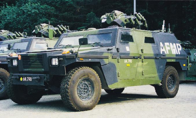 of the Humvee. EAGLE The lightweight EAGLE is ideally suited for reconnaissance surveillance, liaison, escort, border patrol and police missions.