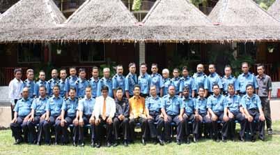 Kuasa Polis Bantuan Kepada Pengawal Keselamatan Bagi mengukuhkan lagi aspek kawalan keselamatan di pejabat, seramai 18 orang pengawal keselamatan